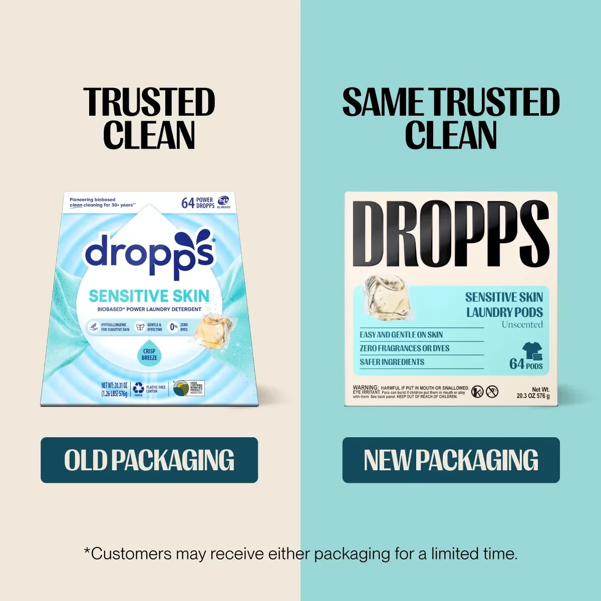Dropps Sensitive Skin Laundry Pods