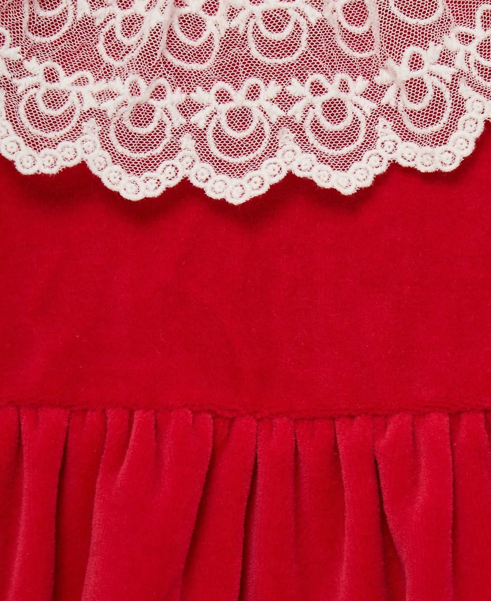 Golden Treasures Velour Lace Bubble & Headband Set (3M-9M)