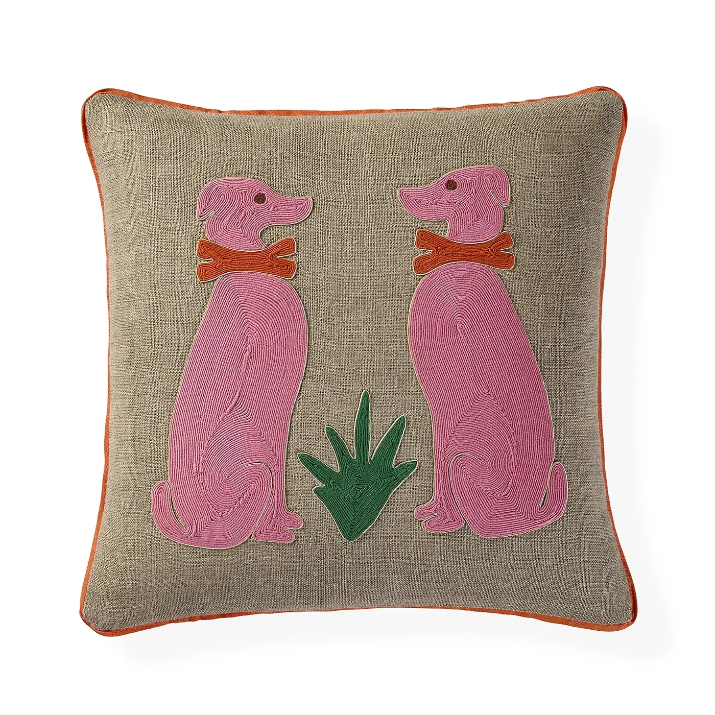 Playa Greyhounds Pillow