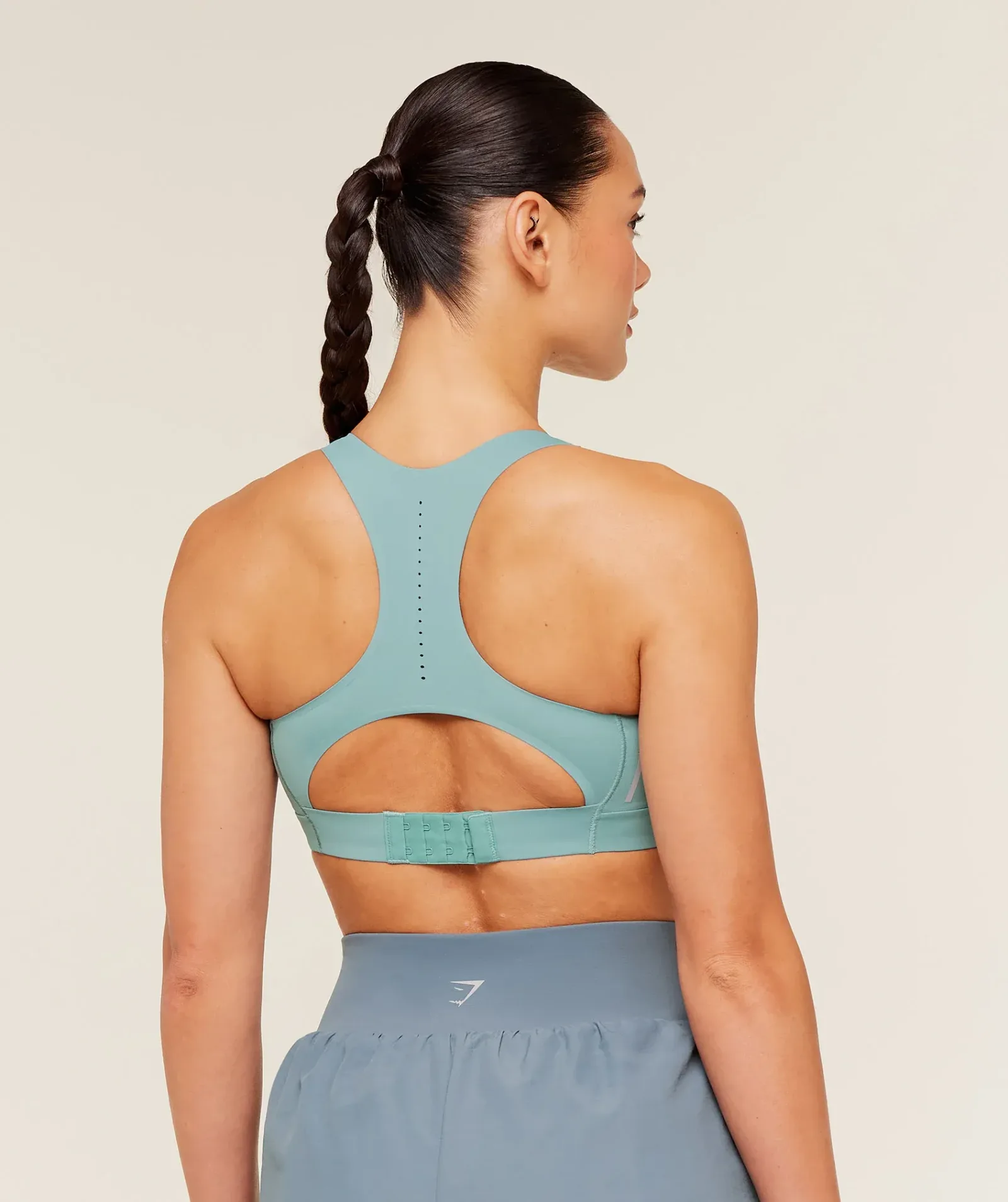 Gymshark Medium Support Running Sports Bra – Storm Blue