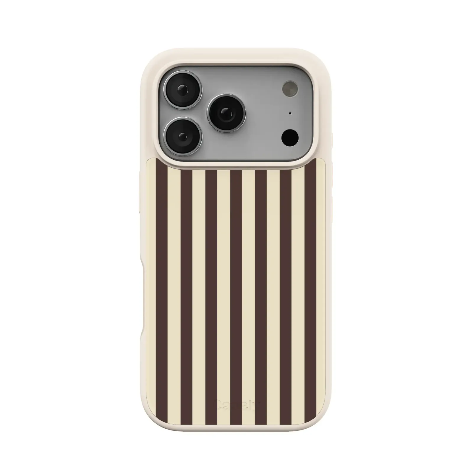 S'more Stripes – Brown Striped Case