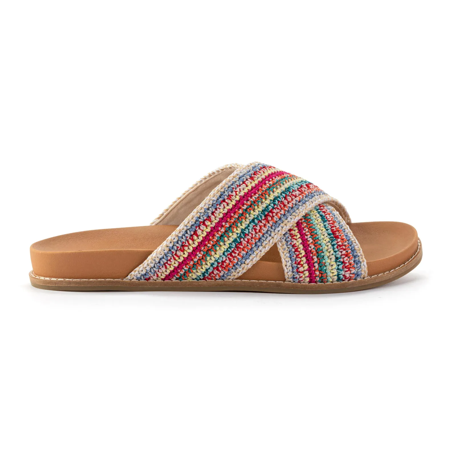 Penelope Sandal – Hand Crochet – Eden Stripe