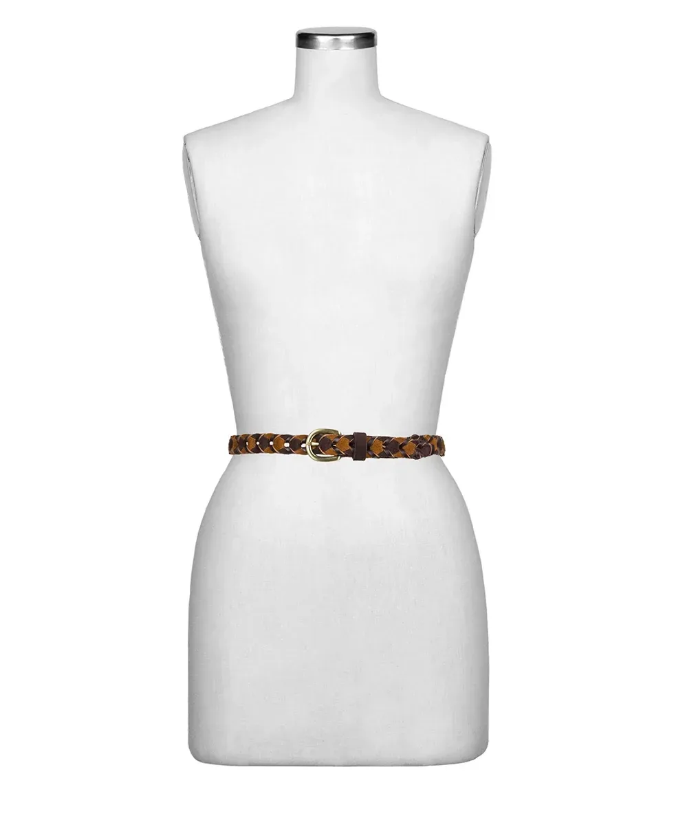Atina Belt – Braided Suede