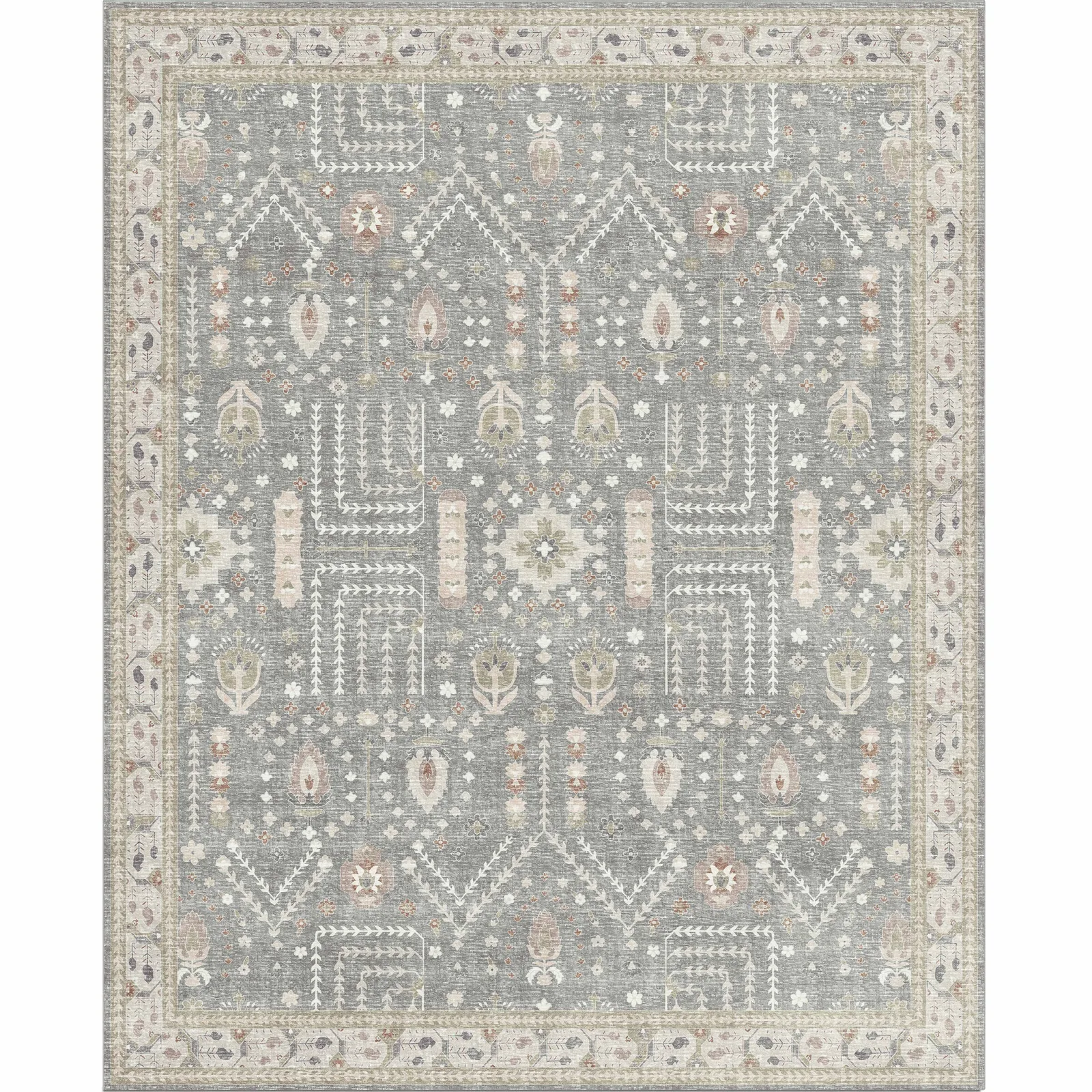 Juliet – Grey/Green (Rug Cover)