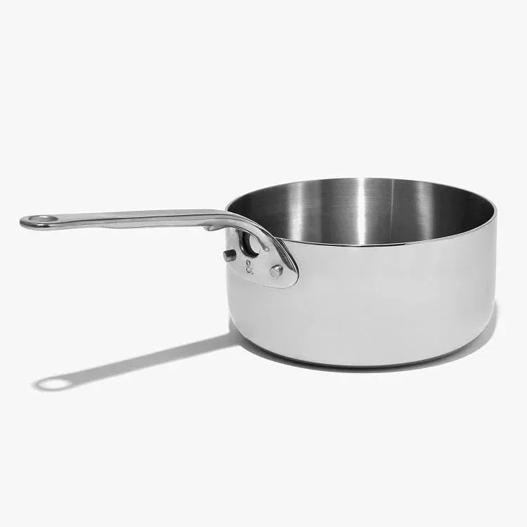5-Ply Stainless Steel Sauce Pan + Lid 2.5qt