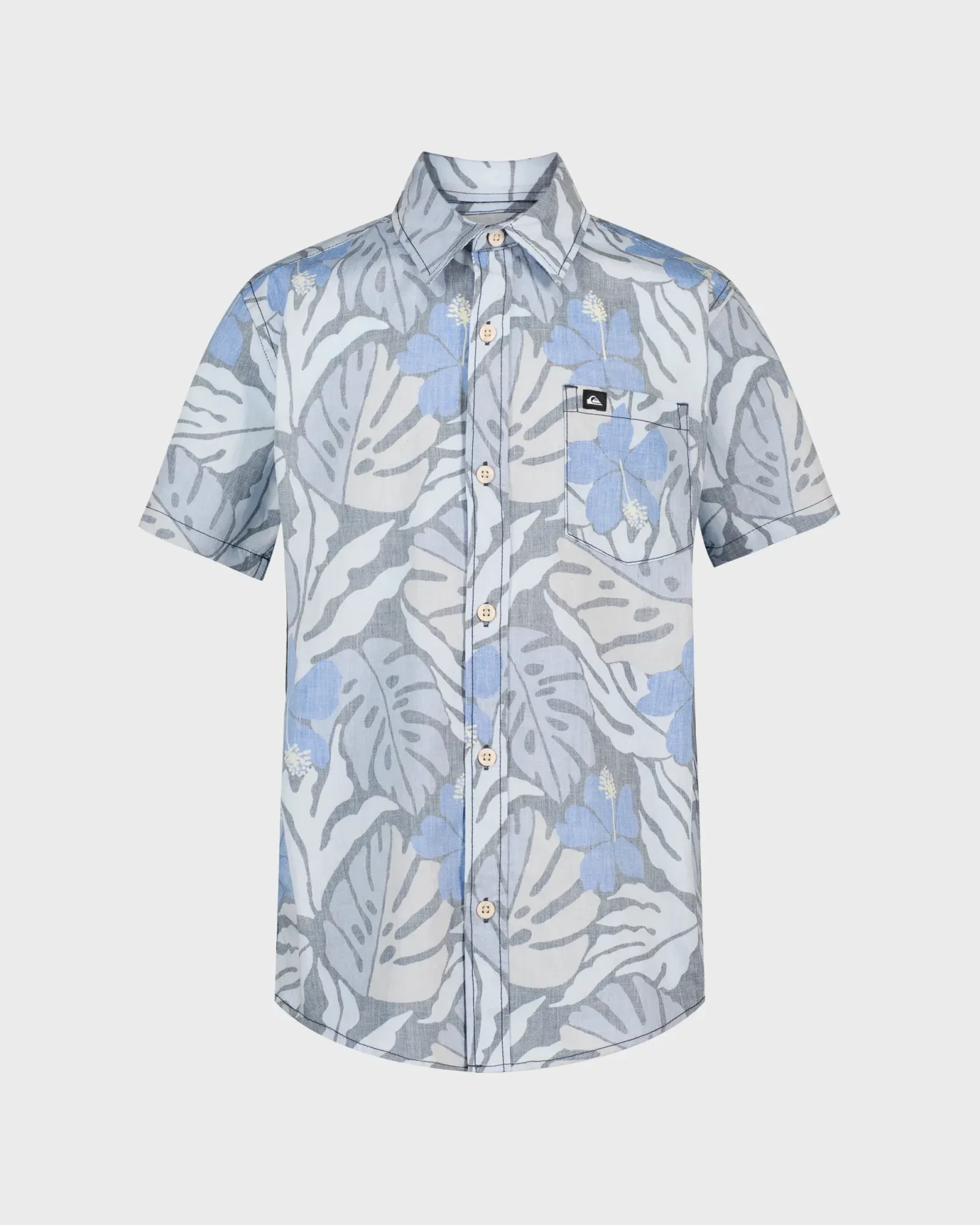 Boys Palm Breeze Classic Short Sleeve Woven Shirt