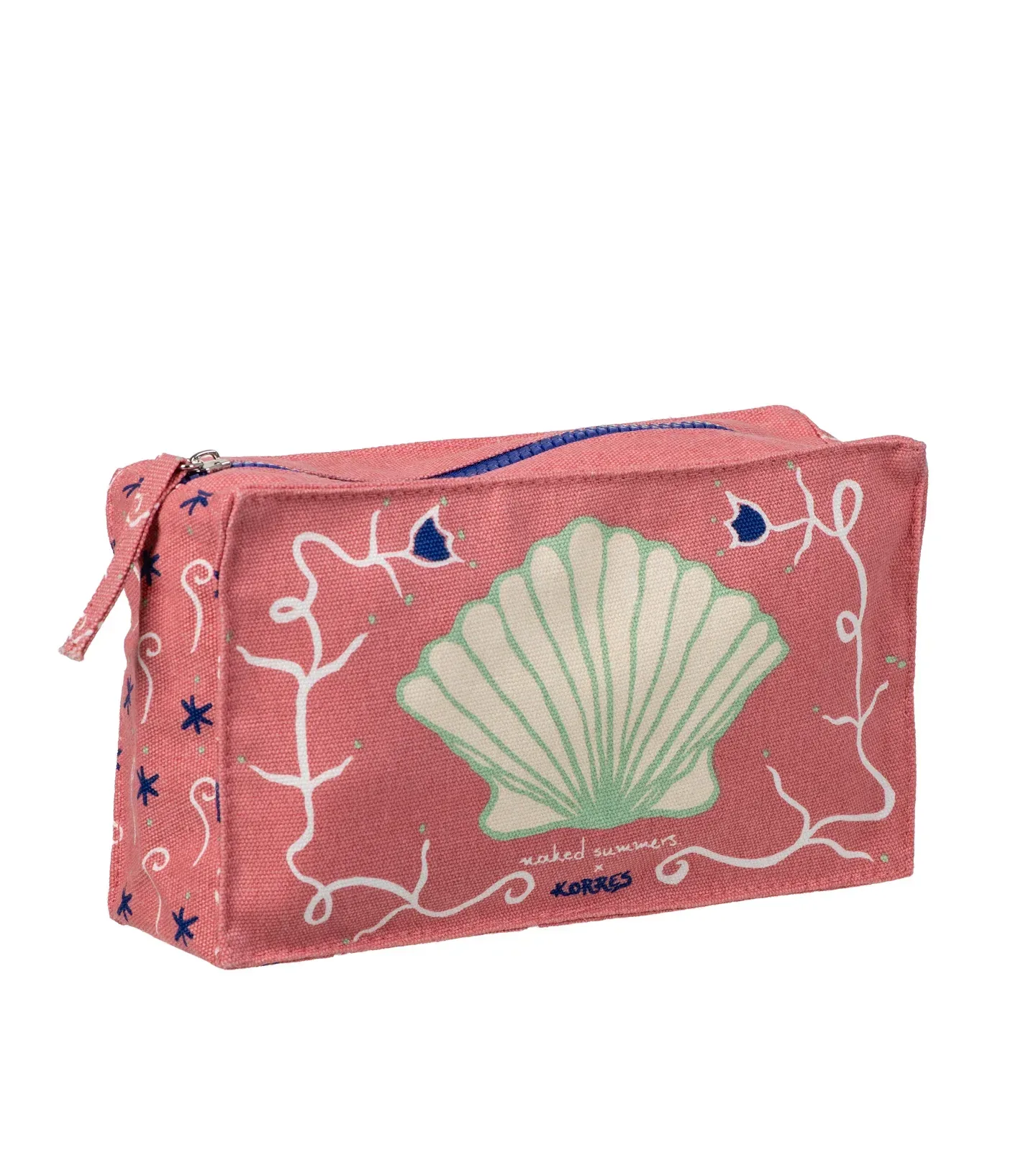 naked summers x KORRES Cosmetic Pouch Pink