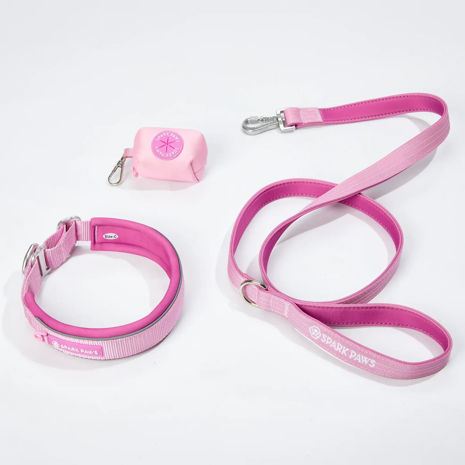 Martingale Collar Set – Pink