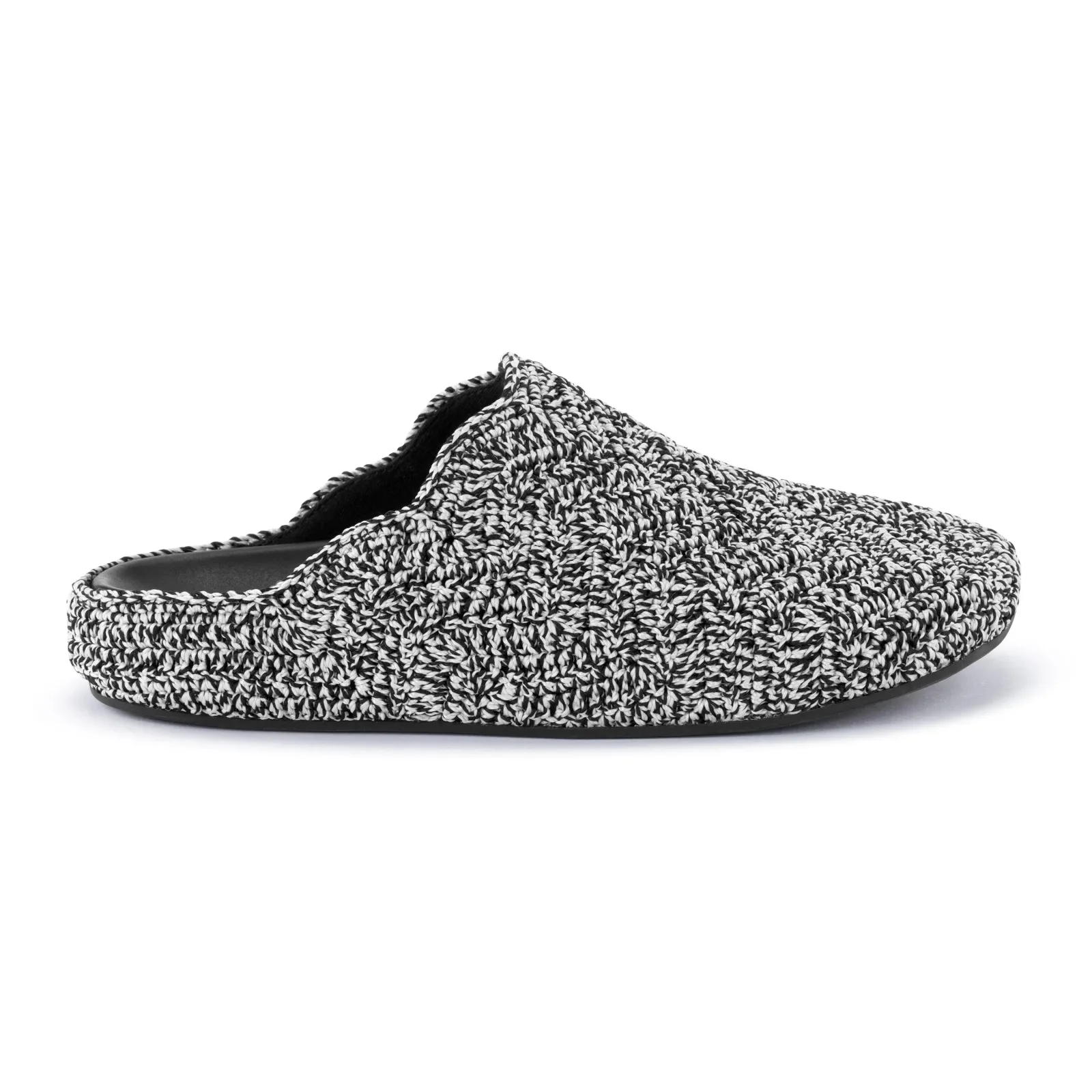 Bolinas Ripple Clog – Hand Crochet – Moonlight Static Ripple