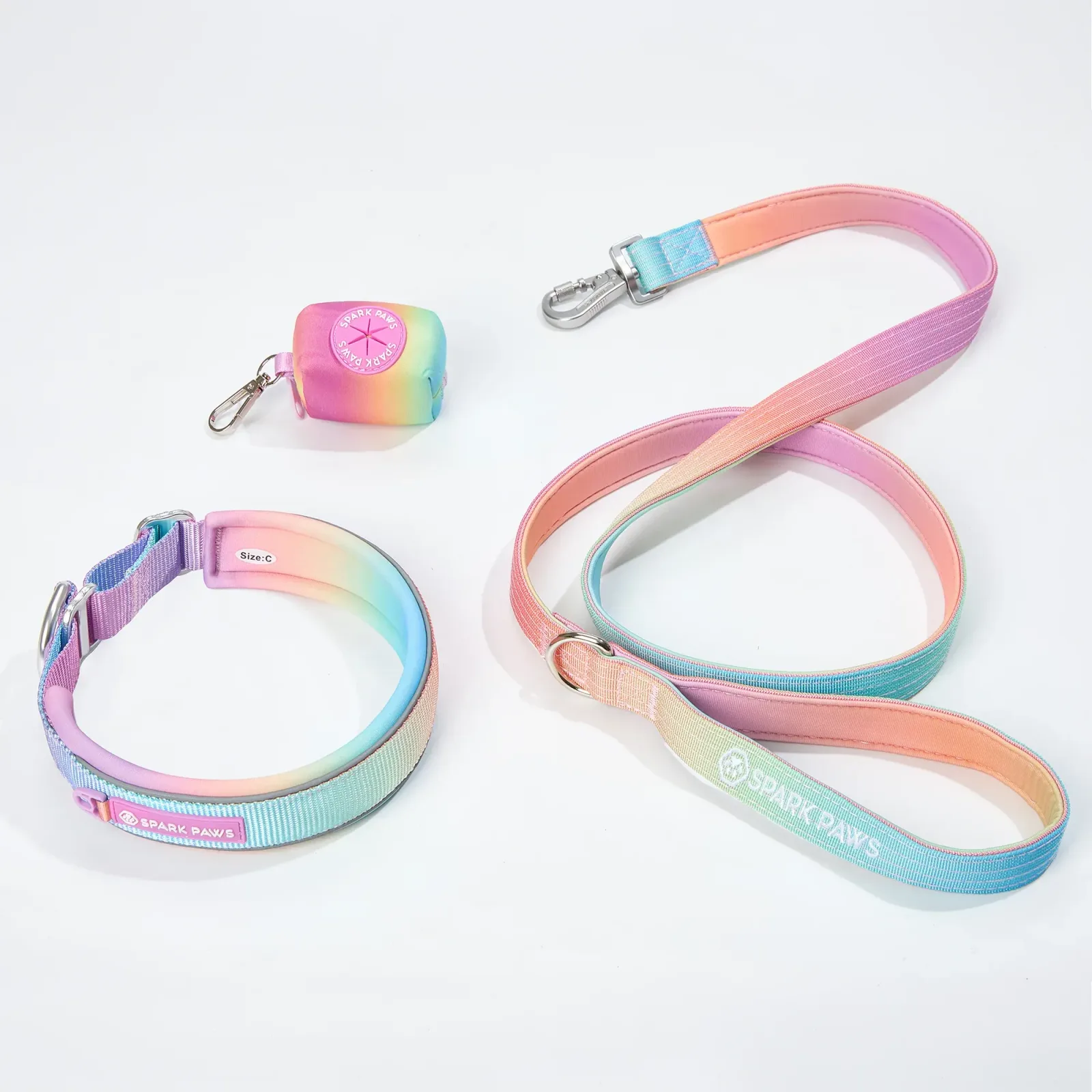 Martingale Collar Set – Pastel Icing