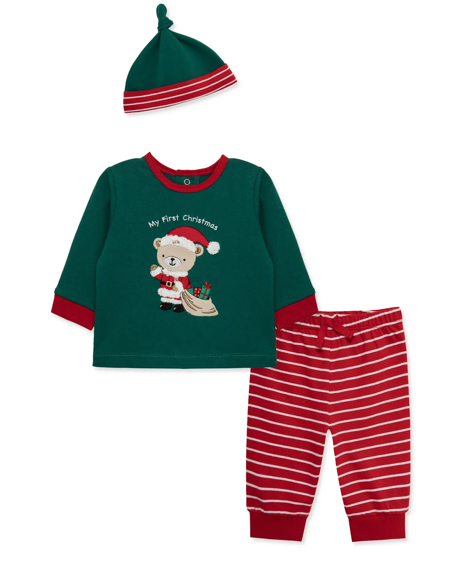 Santa Bear Jogger Set (3M-12M)