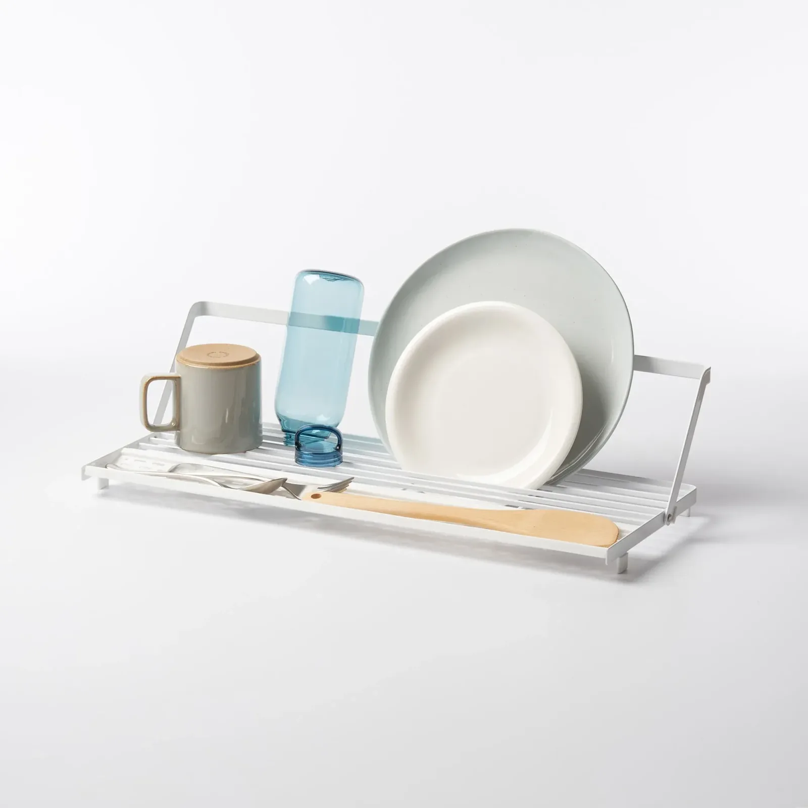 Slim Over-the-Sink Dish Drying Rack – Steel