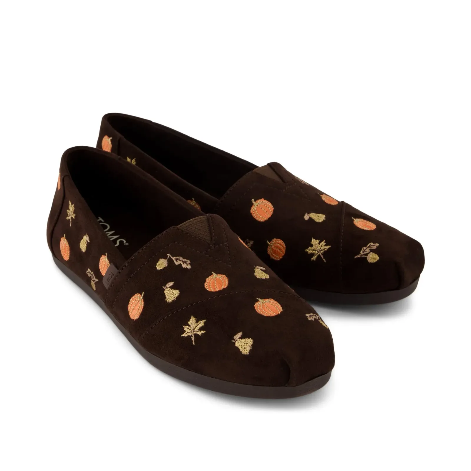Womens Alpargata Classic Chocolate Brown w/ Pumpkins