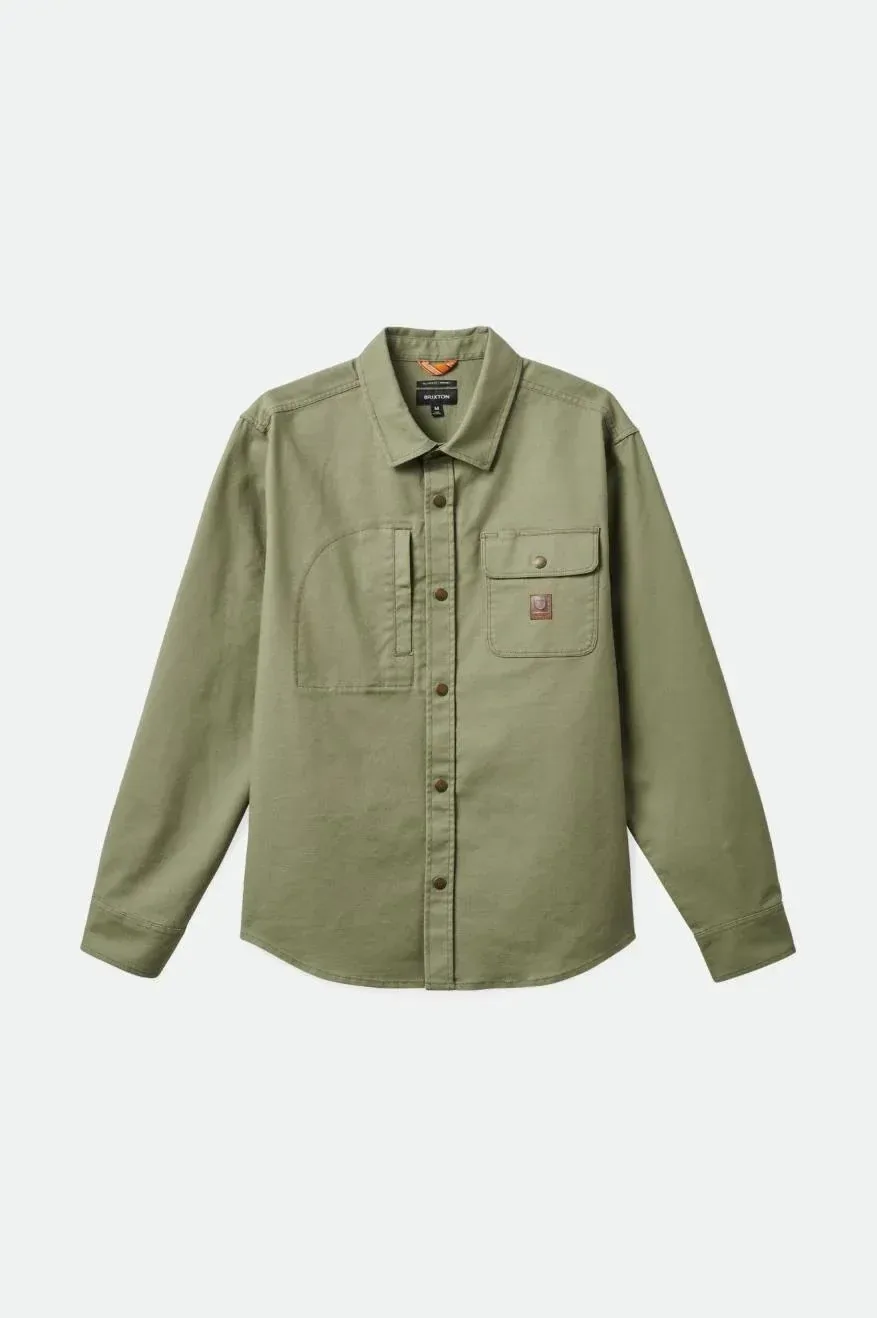 Builders Stretch Overshirt – Olive Surplus