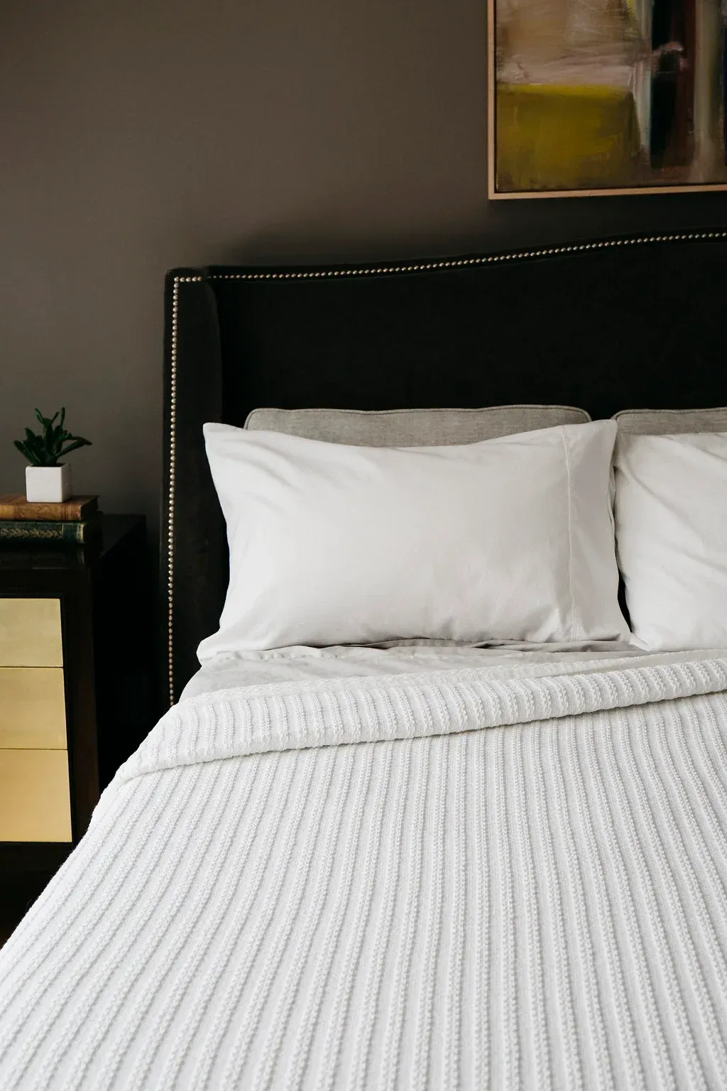 SALE Cable Knit Blankets – Bright White