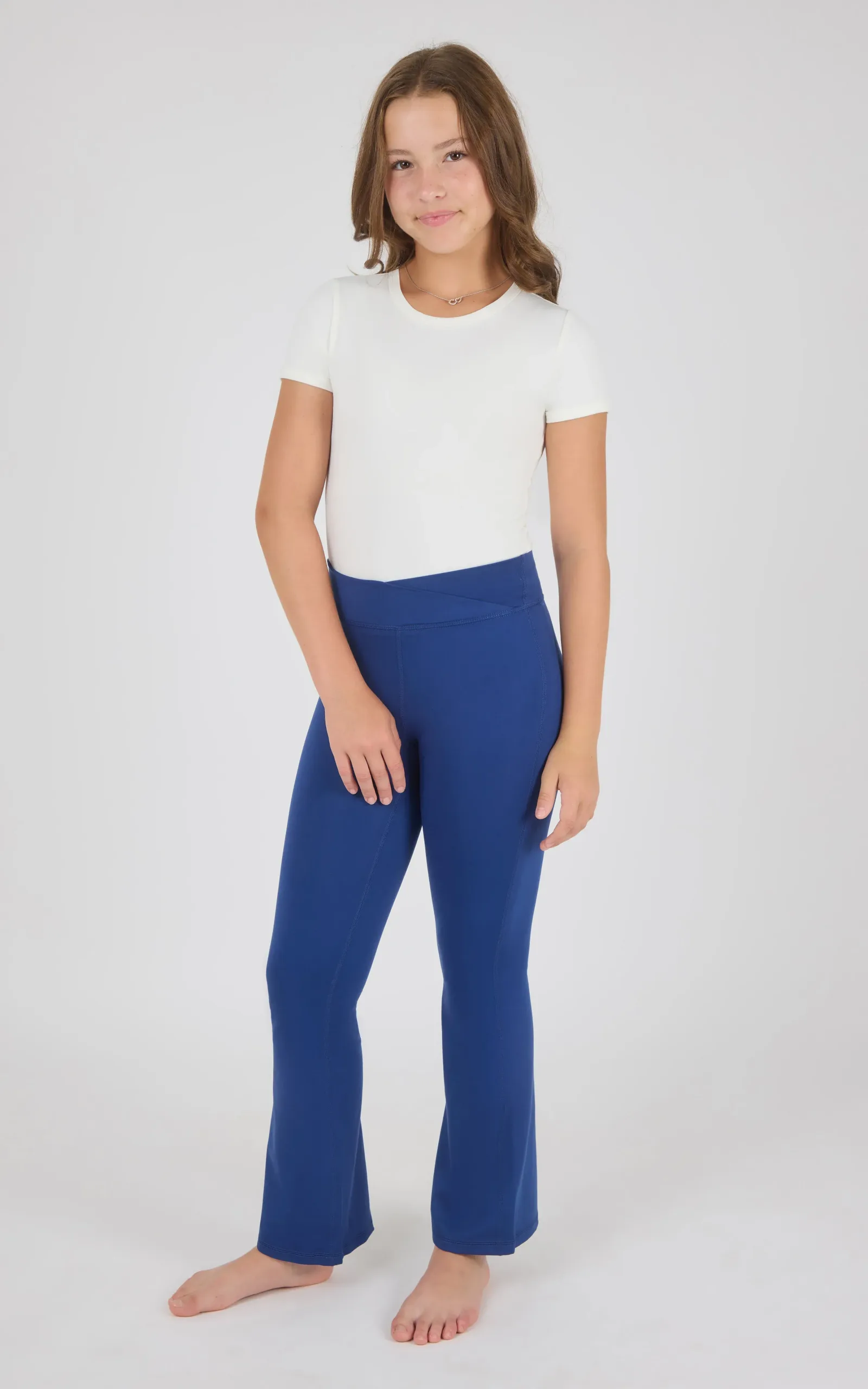Girls Interlock Madison Crossover Flare Pant
