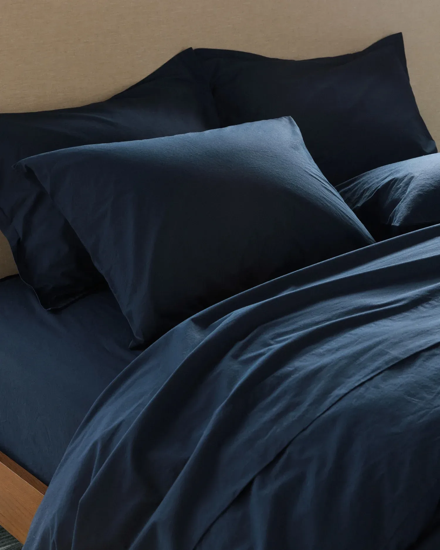 Percale Pillowcase Set (Ink)
