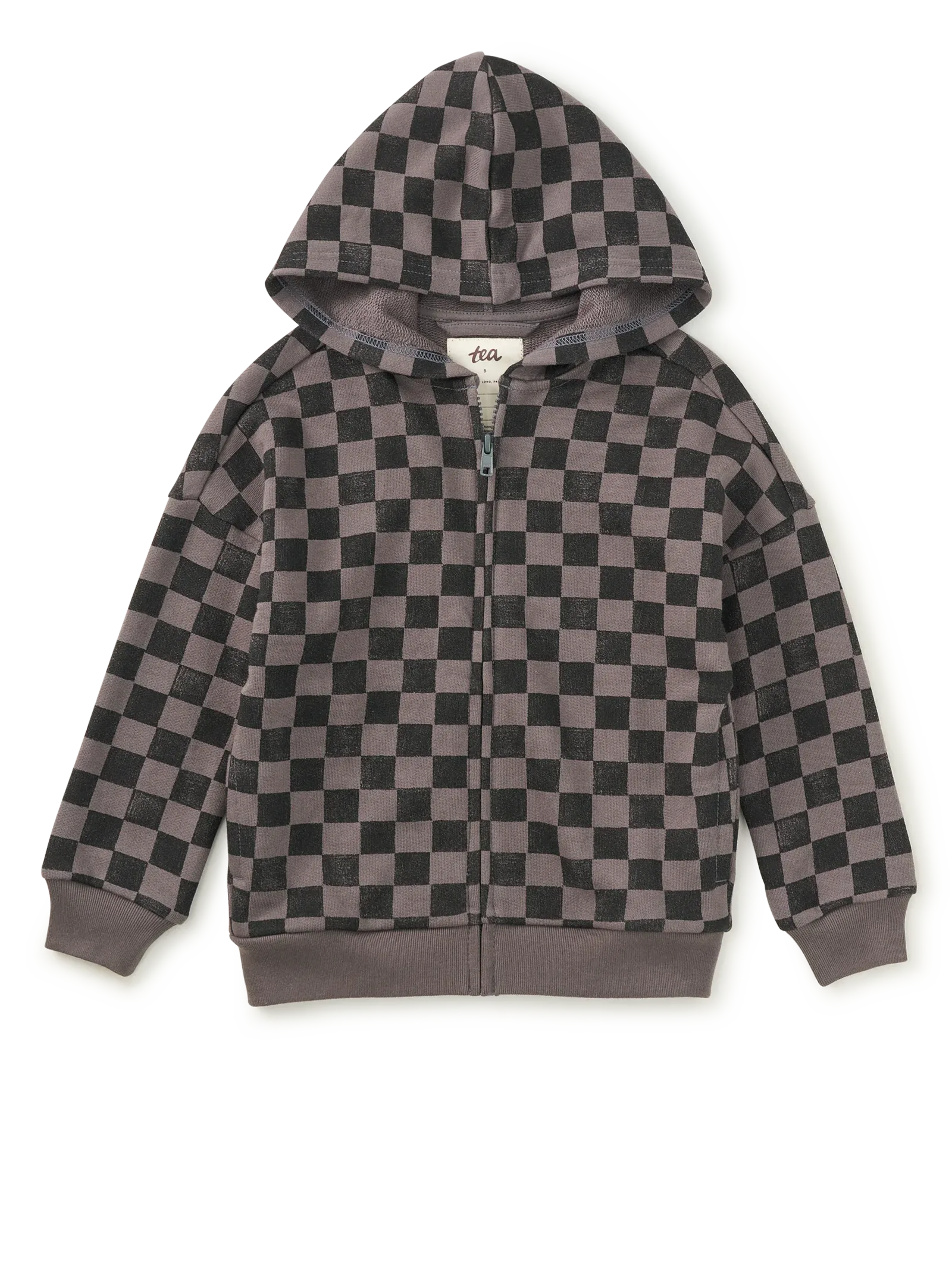 Checkered Hoodie & Joggers 2-Piece Set