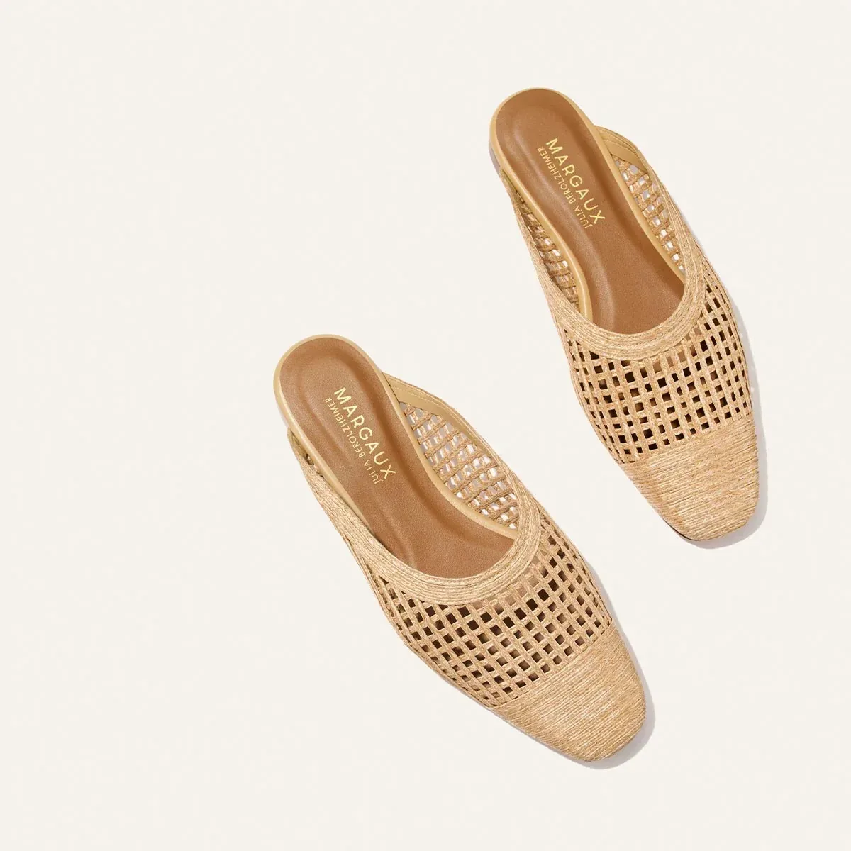 The Clara – Natural Grid Raffia