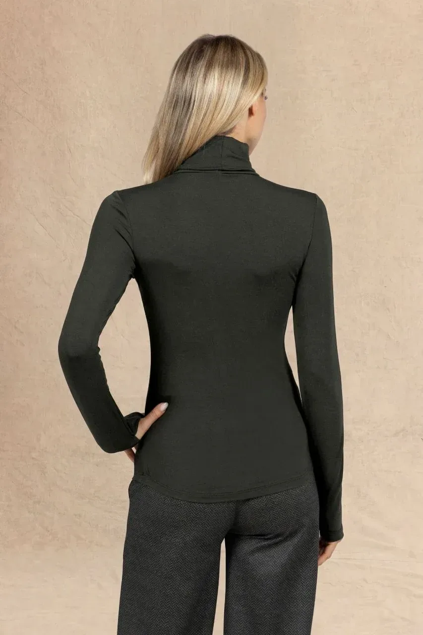 Grace Turtleneck: Loden