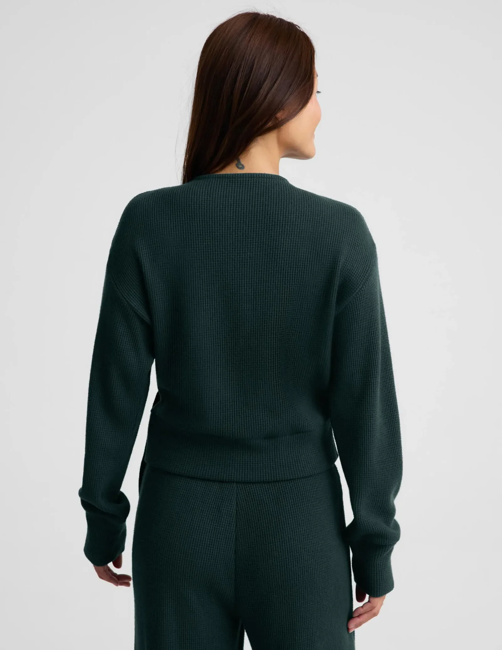 Rest Day Waffle Wrap Pullover