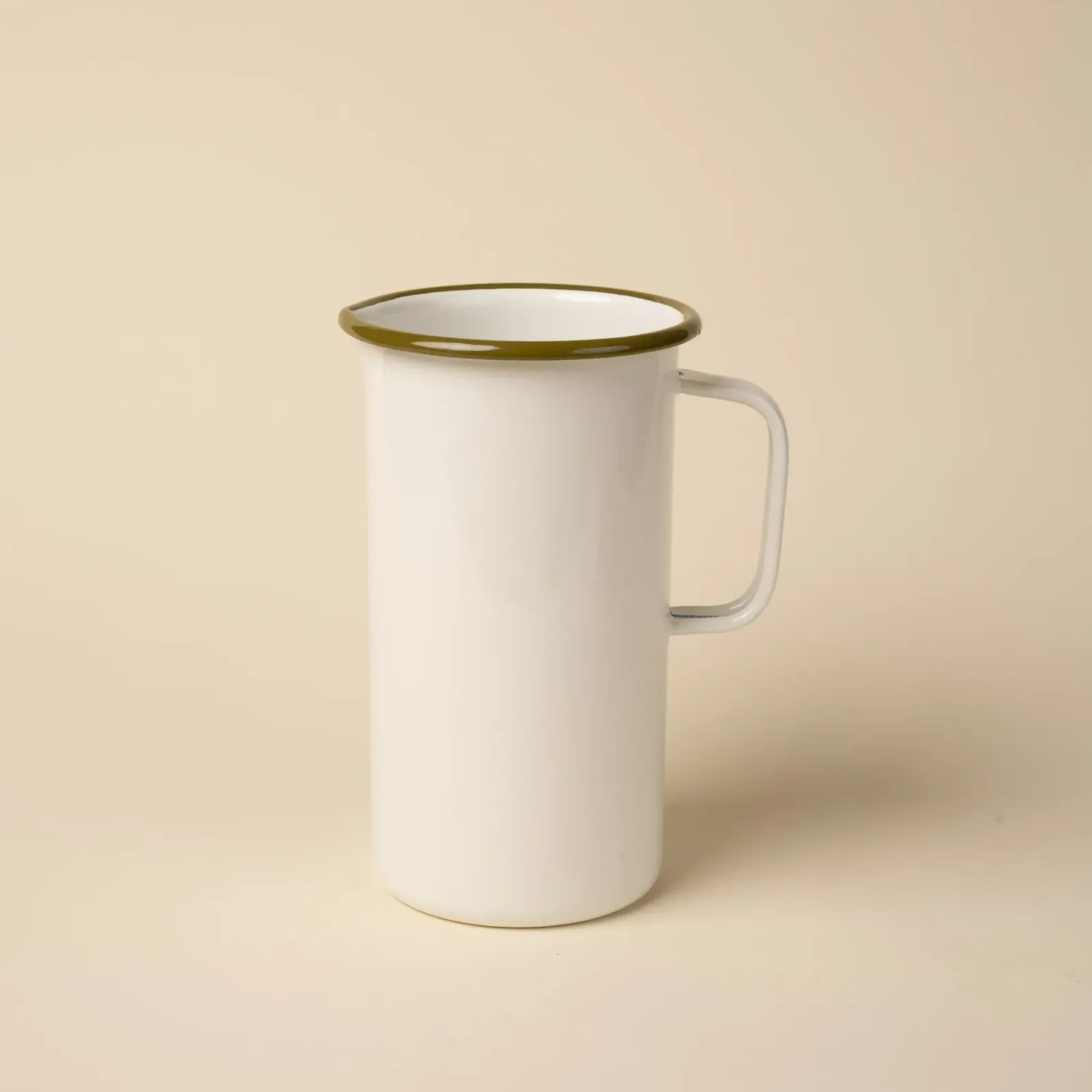 Solid Enamel Pitcher