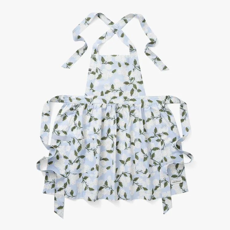 Rifle Paper Co. Blue Hydrangea Pinafore Apron