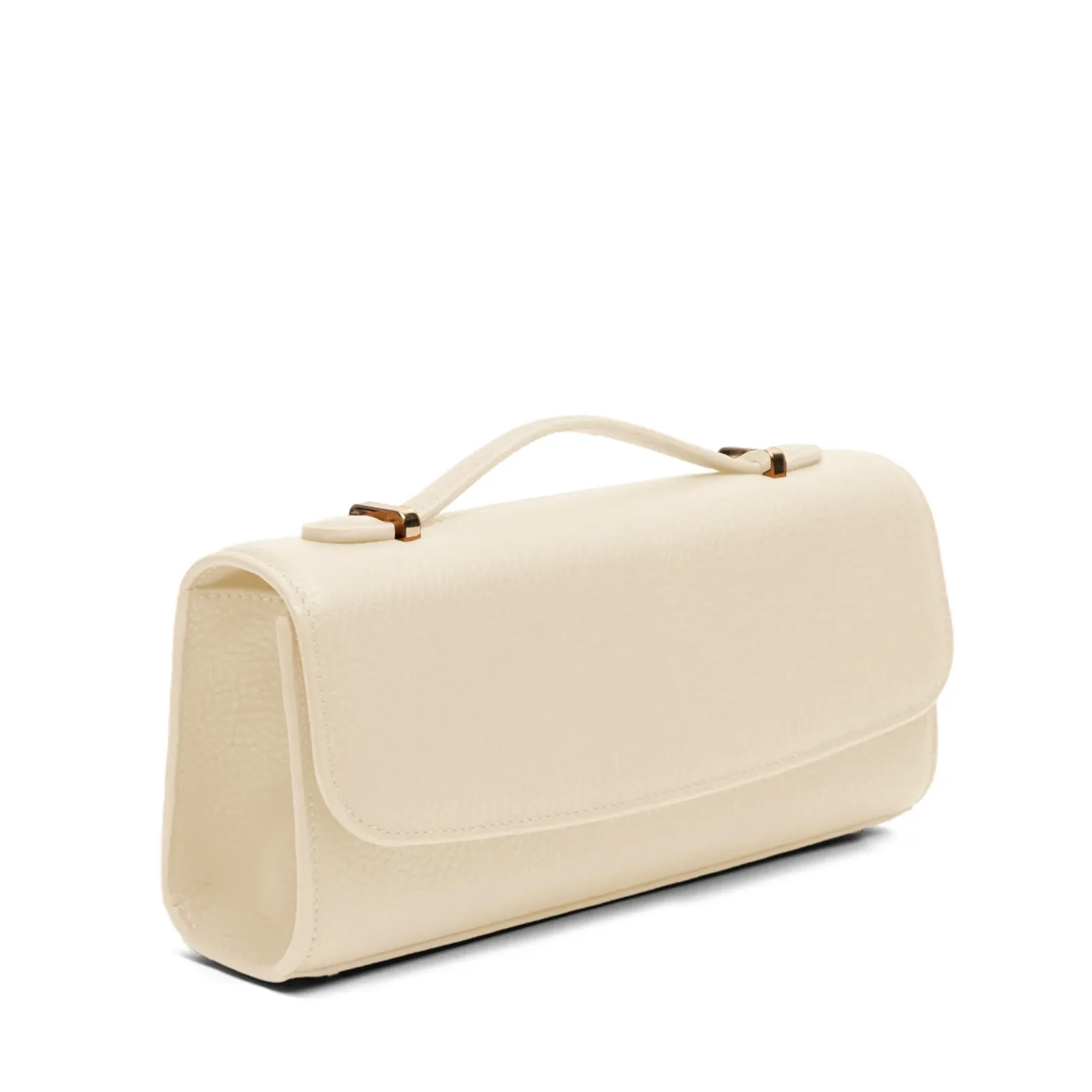 Margot Top Handle Clutch Sand