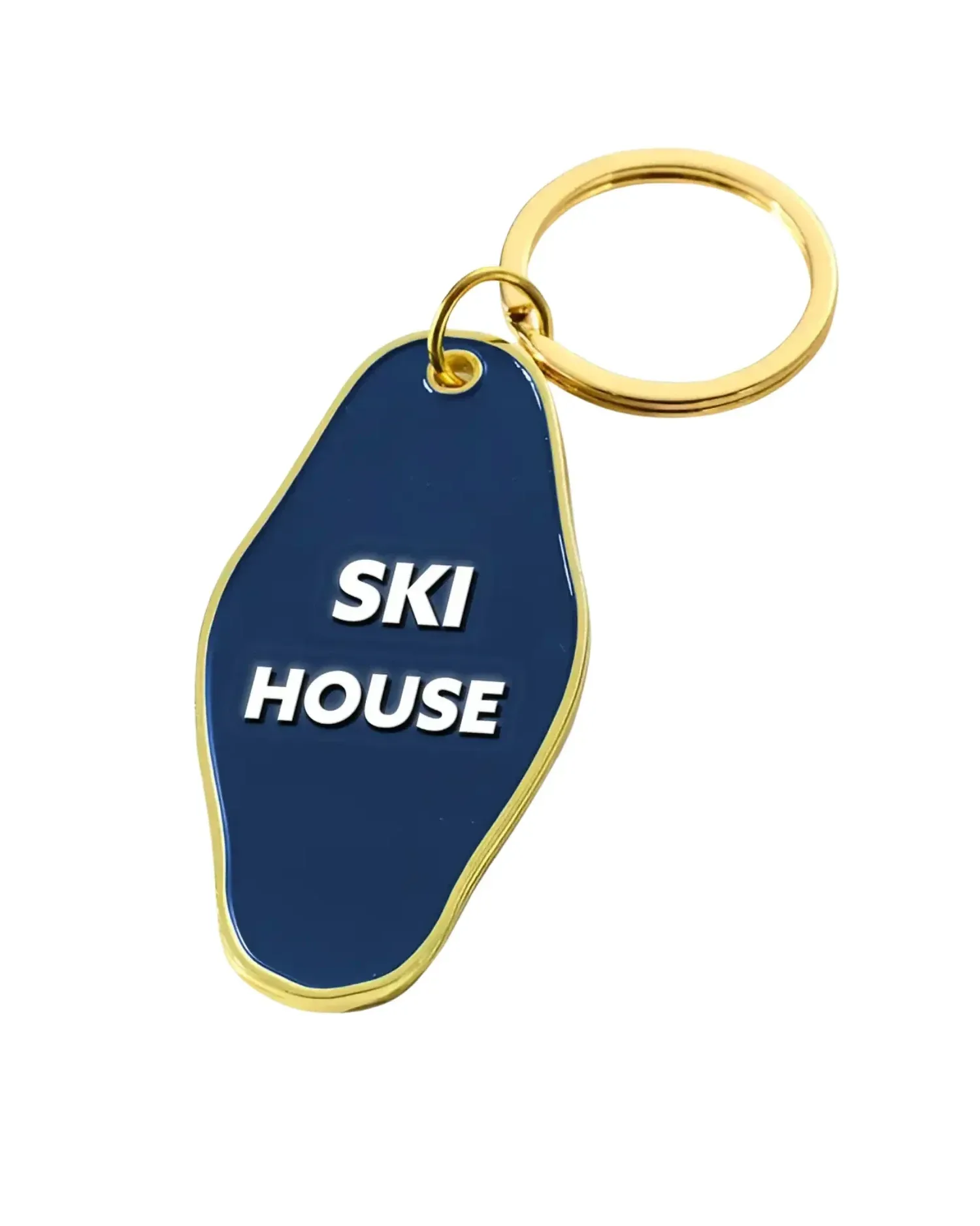Ski House Keychain