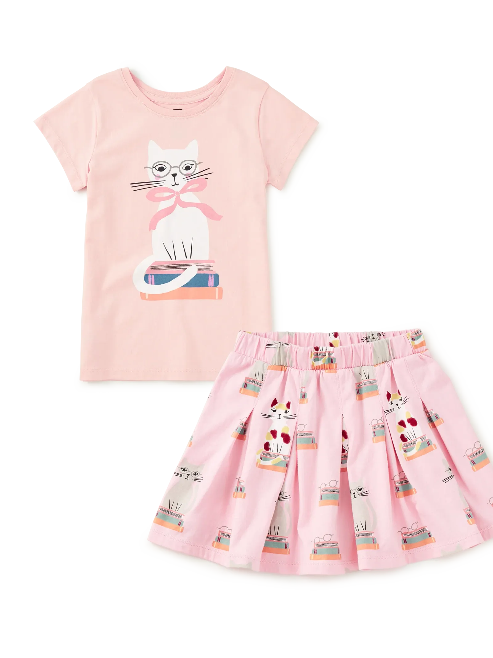 Bookshop Cat 2-Piece Set