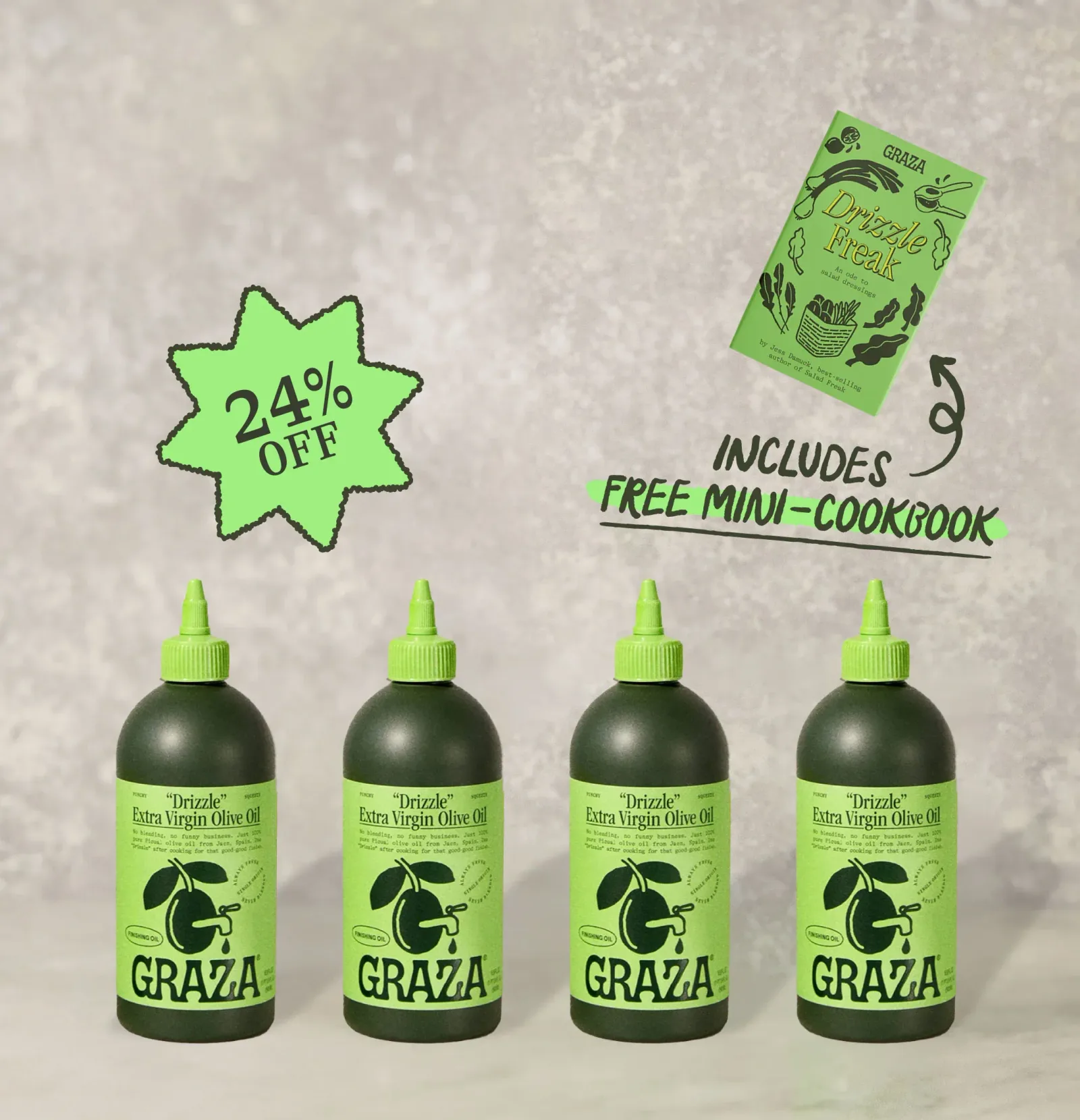 “Drizzle” 4 Bottles