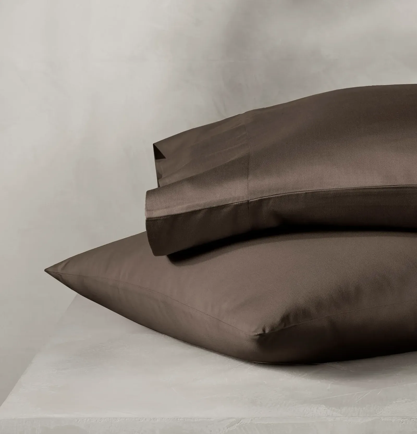 Reserve Pillowcase Set – Deep Walnut