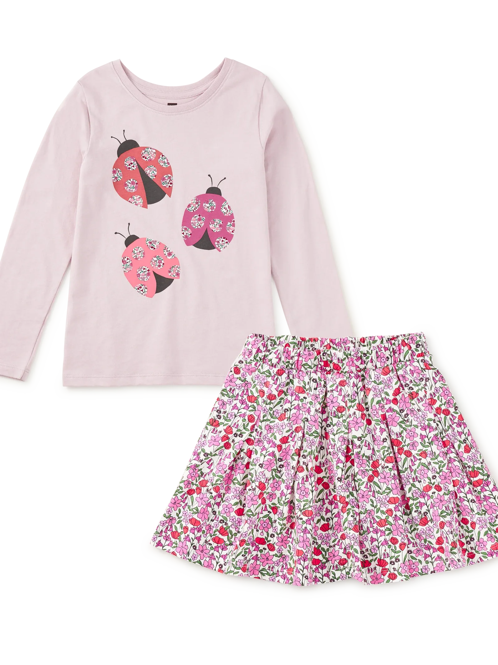 Ladybug & Flowers 2-Piece Set