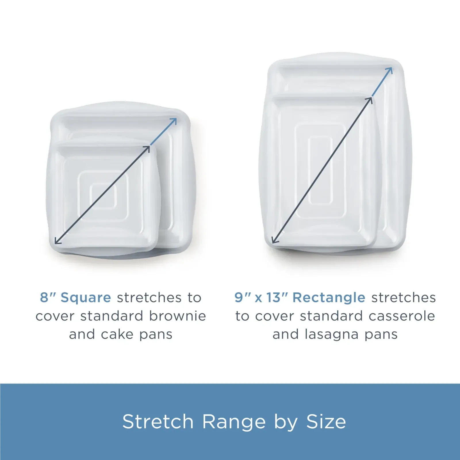 Rectangle Stretch Lids 2-Pack
