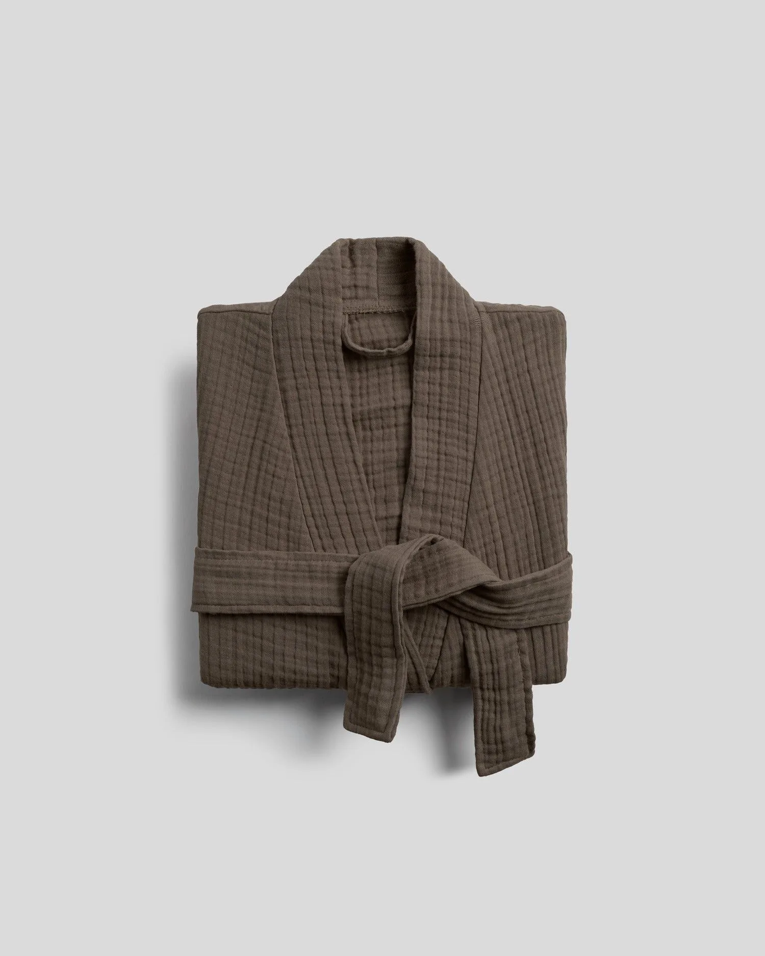 Cloud Cotton Robe (Warm Grey)