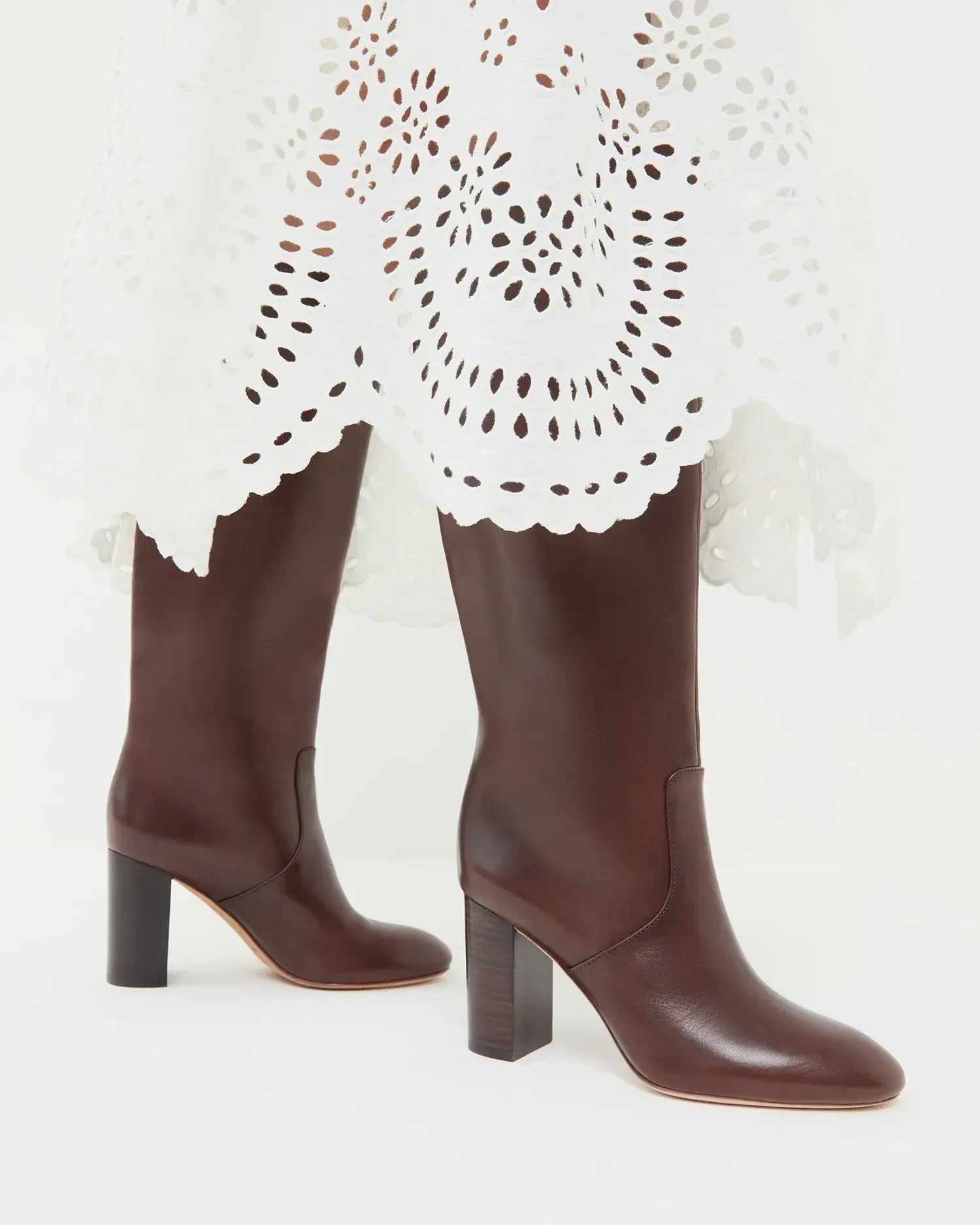 Goldy Espresso Wide-Calf Boot