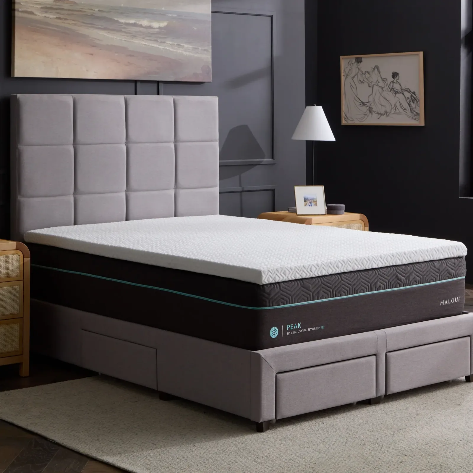 Gel Memory Foam Mattress Topper
