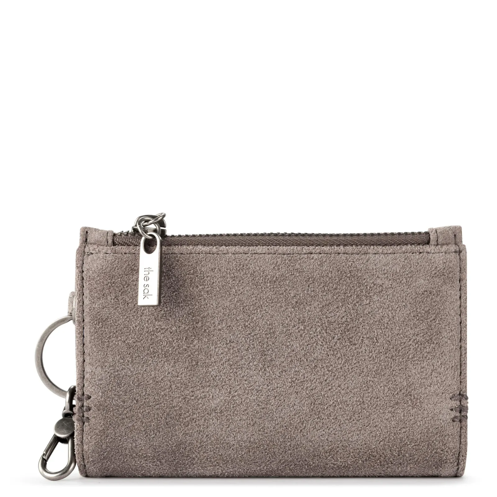 Encino Essential Wallet – Leather – Mushroom Suede
