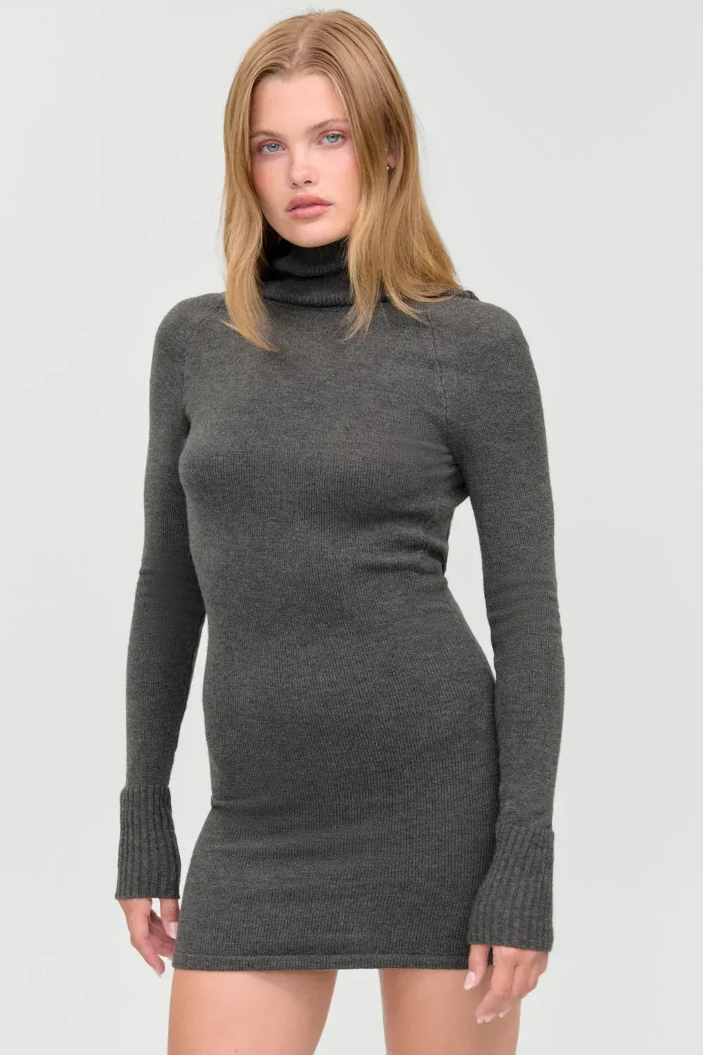 Faith Cloud Knit Dress – Winter Skies
