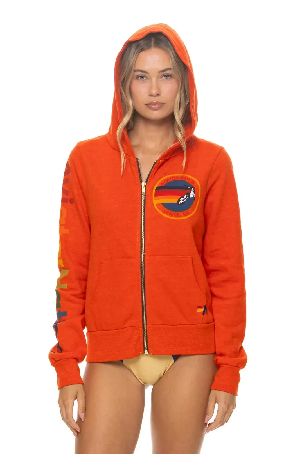 AVIATOR NATION Venice Hoodie – Vintage Orange