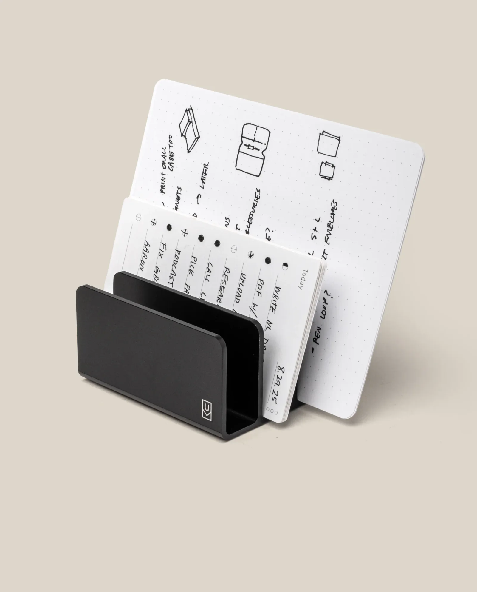 Analog Card Organizer (Black Aluminum)
