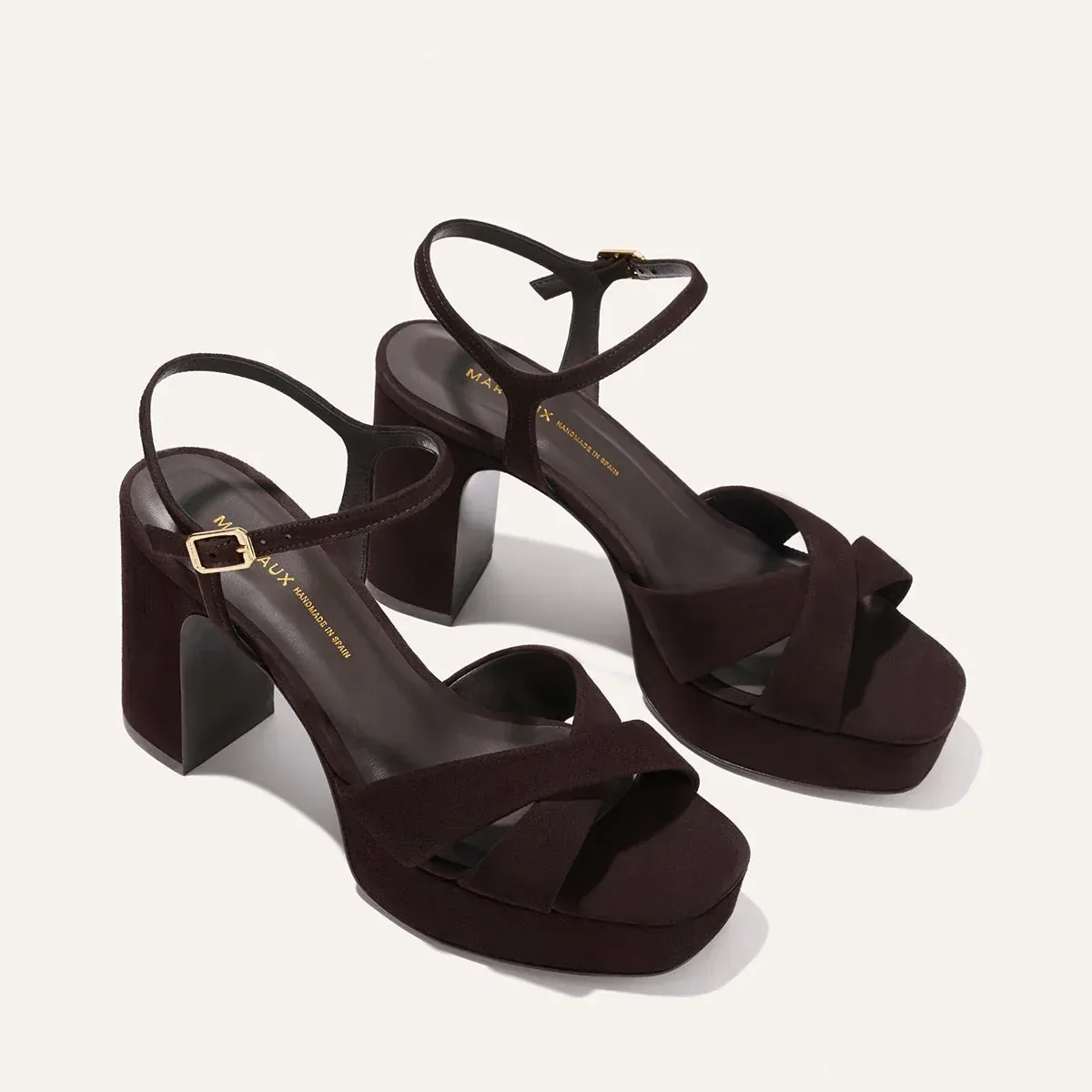 The Paloma Platform – Espresso Suede