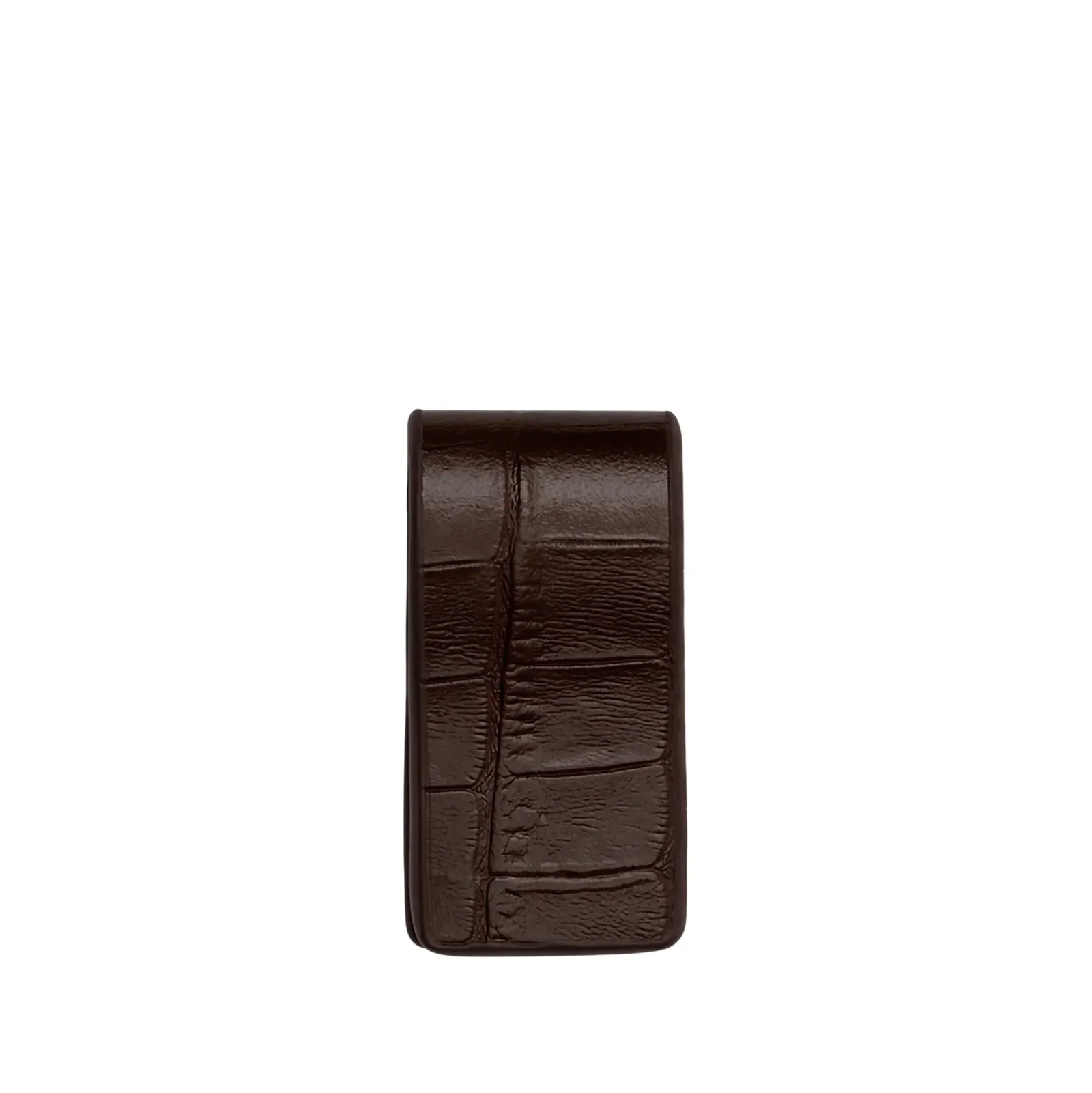 Magnetic Bookmark Brown Croc