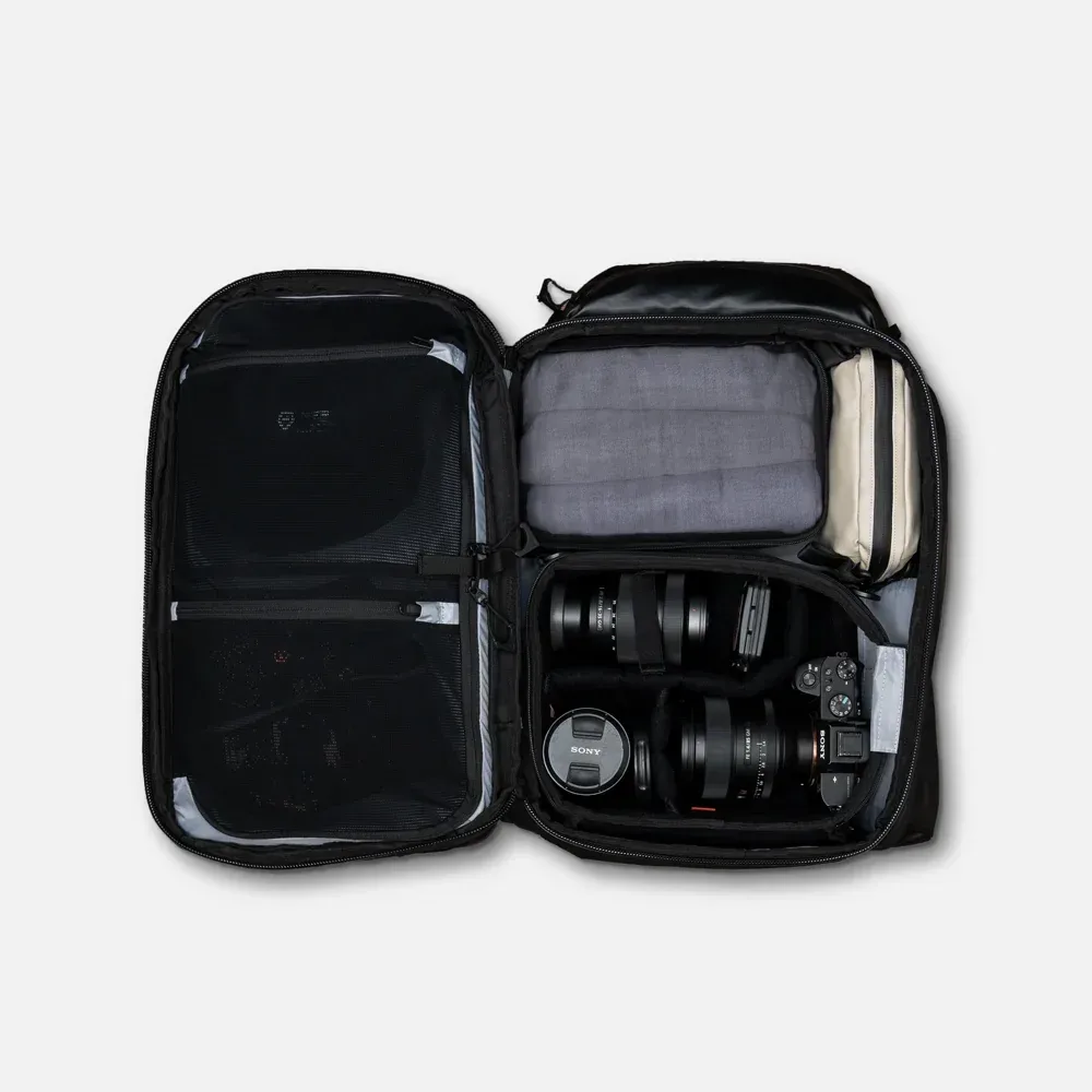 TRANSIT Travel Backpack 35L in Black