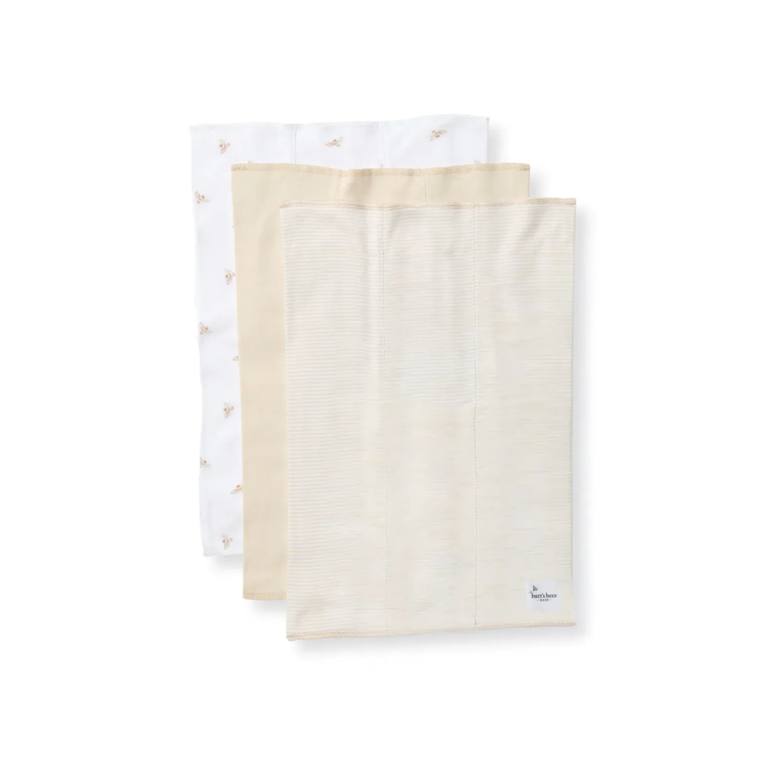 Golden Bee Organic Baby Burp Cloths Pack of 3