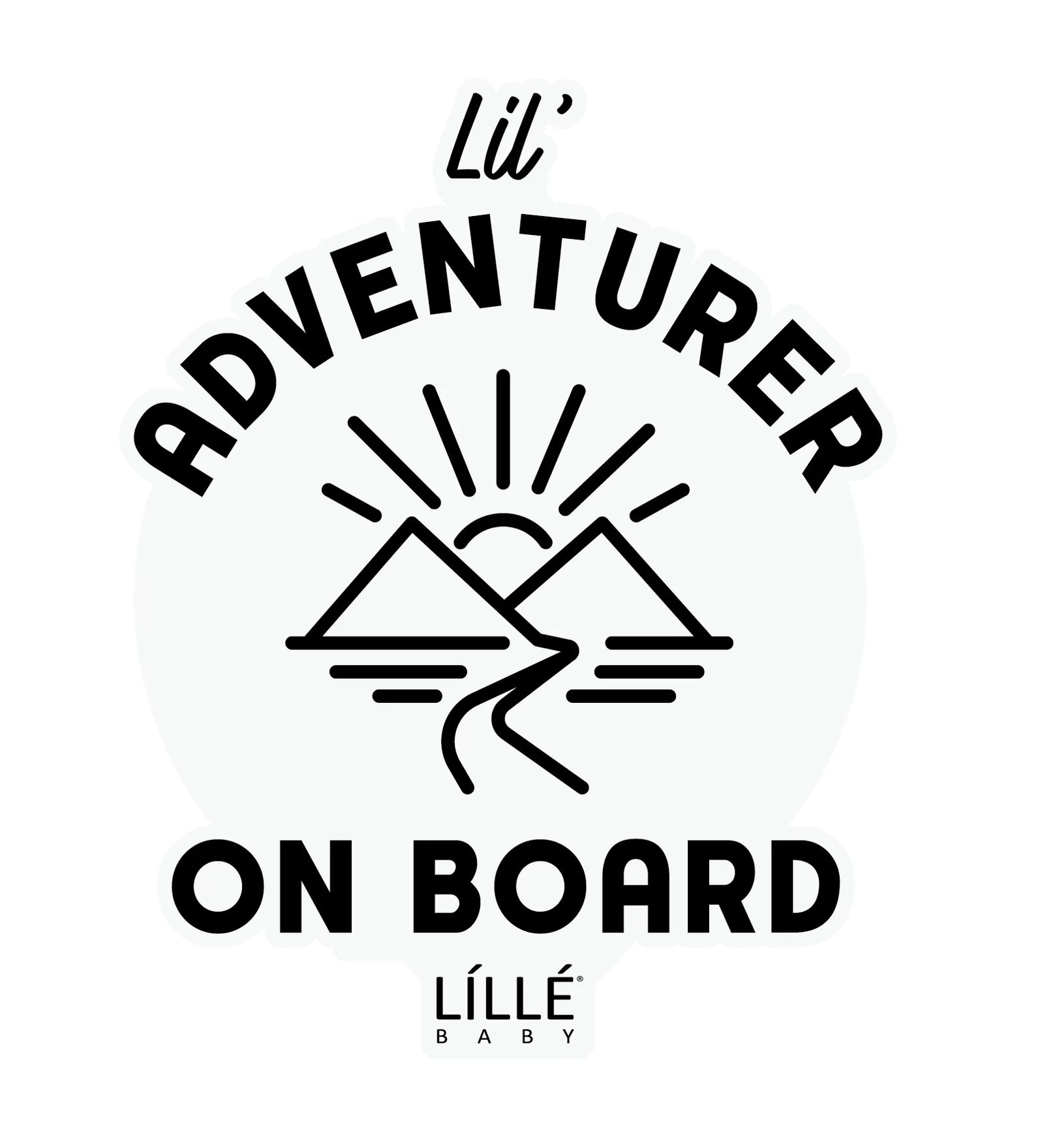 Lil' Adventurer on Board Car Magnet