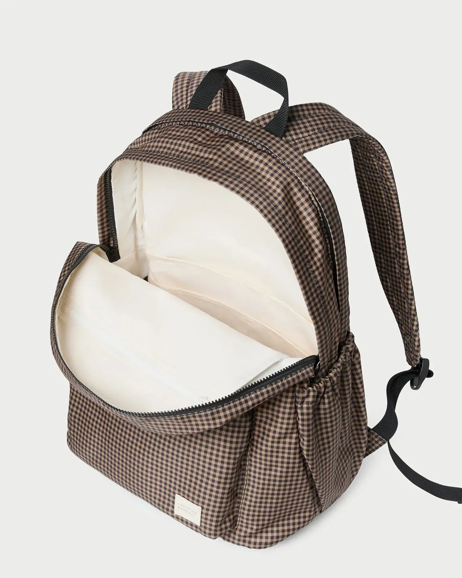 Stevie Brown/Black Check Backpack