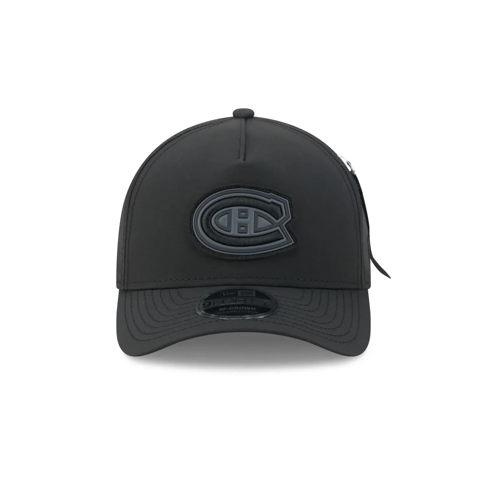 Alpha Industries x Montreal Canadiens Nylon Black 9FORTY M-Crown A-Frame Snapback Hat