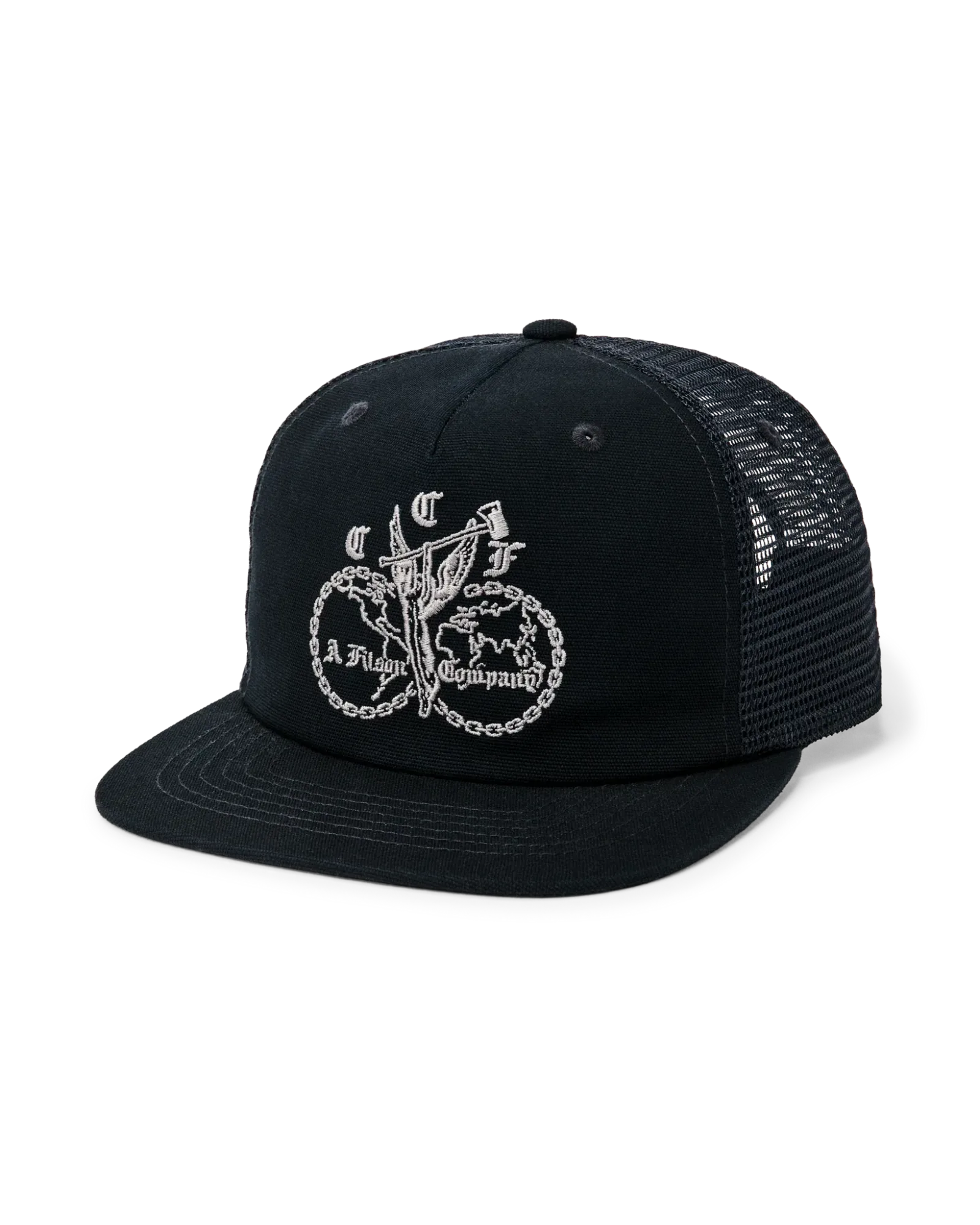 Axe Angel Trucker Mesh Cap – Navy