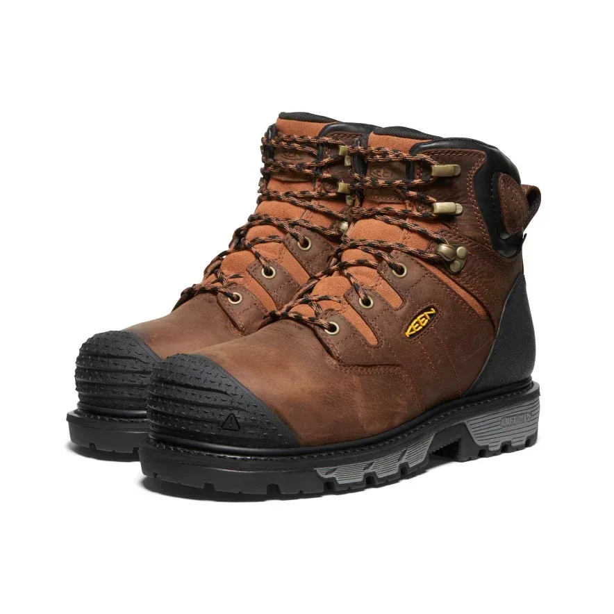 Men's Camden 6" Waterproof Boot INT MET (Carbon Toe) – Leather Brown/Black